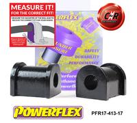Powerflex Posteriore o,Spazzole 17mm per Ferrari 550 Maranello (96-02)