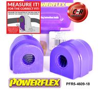 Powerflex Supporti barra rollio Road RR 18mm BMW E60 5 Serie M5 2003-2010 PFR5-4609-18