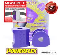 Powerflex Posteriore Rollio Bronzine Barra 18mm Per Legacy Bm, Br 2009-2014