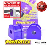 Powerflex Posteriore o,Spazzole 19mm per Land Rover Range (86-95) PFR32-103-19