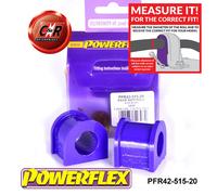 Powerflex Posteriore o,Spazzole 20mm per Rover 200 Coupe + Turbo (92-88)