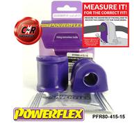 Powerflex Posteriore o,Spazzole Interno 15mm per Opel Cavalier 2WD 89-95