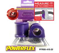 Powerflex Posteriore o,Spazzole Interno 20mm per Opel Vectra A 2WD 89-95
