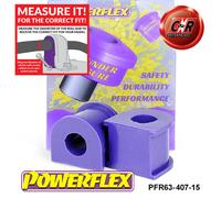 Powerflex Posteriore o,Supporti 15mm per Rover 200 (89-98),400 (90-98)