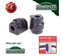 Powerflex Heritage RR o, Spazzole 16mm per BMW 6 Series E24 (82-89) PFR5-504-16H