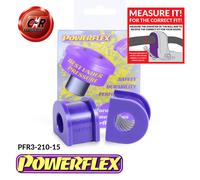 Powerflex Posteriore o,Spazzole 15mm per Audi S6 Avant Quattro C5 (98-05)