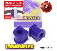 Powerflex Posteriore Rollio Bronzine Barra 16mm per Alfa Romeo 147 (2000-2010)