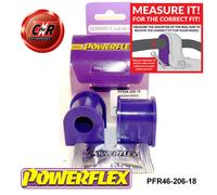Powerflex Posteriore Rollio Bronzine Barra 18mm Per 200SX - S13 & S14 PFR46 206