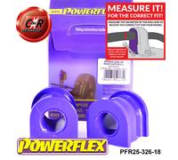 Powerflex Posteriore Rollio Bronzine Barra 18mm per Civic Mk8 Coupe Fg (05-12)
