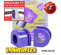 Powerflex RR o, Spazzole 20mm per Audi A4 + Avant 4WD B6 (2001-2005) PFR3-210-20