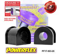 Powerflex Posteriore Rollio Bronzine Barra 20mm per Maserati Kyalami (76-83)