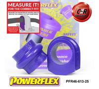 Powerflex Posteriore Rollio Bronzine Barra 25mm Per Elgrand E51 (2002-2010)