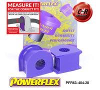 Powerflex Posteriore Rollio Bronzine Barra 28mm per Terra Rover