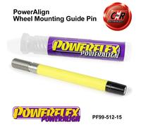 Powerflex Poweralign Ruota Supporto Guida Perno per Renault Clio 3 05-12