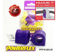 Powerflex Road Ant. o ,A Telaio Spazzole 25mm per Peugeot 806 94-02 PFF16-203-25