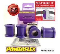 Powerflex Road Anteriore Antirollio Barra Supporti per Opel Corsa A (83-93)