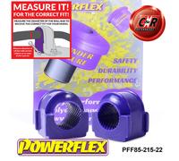 Powerflex Road Anteriore o,Esterno Supporti 22mm Per VW Scirocco 73-1992