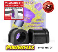 Powerflex Anteriore Montaggio Barra Antirollio Spazzole 21mm per Renault 6 (