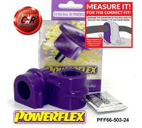 Powerflex Anteriore Montaggio Barra Antirollio Spazzole 24mm Saab 9-3 (2003-2014