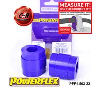 Powerflex Anteriore Rollio Bronzine Barra 22mm per Alfa Romeo 159 (2005-2011)
