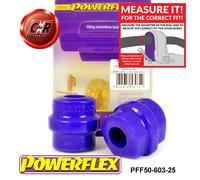 Powerflex Anteriore Bronzine Barra Antirollio 25mm per Peugeot 5008 2009-on