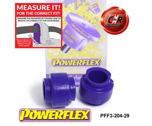 Powerflex Road Franti Rollio Bronzine Barra 29mm per Seat Exeo (2009-2014)