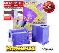 Powerflex Road Posteriore Barra Rollio Esterno Spazzole 18mm per VW