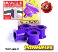 Powerflex Road Posteriore o,Spazzole 26mm per VW T4 Transporter (90-03)