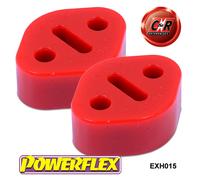 Powerflex Road Scarico Supporti - Tubo Inferiore per Ford Focus Mk2 Rs (05-10)