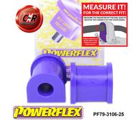 Powerflex Black Serie Ant. Bronzine Barra Antirollio 25mm per Tvr Tuscan
