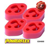 Powerflex Road Serie Scarico Mounts-Rr Scatola Per Ford Fiesta MK8 (2017-ON)