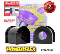 Powerflex Rollio Bronzine Barra 22mm per De Tomaso Deauville (1971-1985)