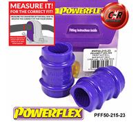 Powerflex Rollio Bronzine Barra 23mm per Peugeot 309 Inc Gti (1985-1994)