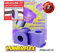 Powerflex RR Barra Antirollio Supporti 15mm per Rover 400 Serie Vecchio Forma