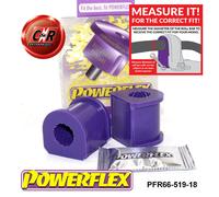 Powerflex RR o, Supporto Spazzole 18mm Per Opel Vectra C 2002-2008 PFR66-519-18
