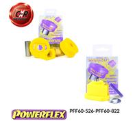 Powerflex RR Basso Motore + Superiore Supporto Coppia Braccio Boccola per Clio 3