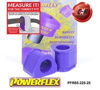 Powerflex Posteriore o,Spazzole eibach 25mm Per VW Golf MK4 Cabrio 97-04