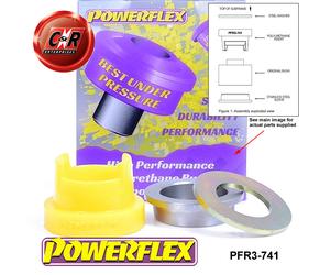 Powerflex Rr Diff Frnt Bush Insert Per Audi A4 Quattro B8 (2008 - 2016) PFR3-741