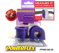 Powerflex RR o, A Telaio Spazzole 20mm Per Interno (98-03) PFR69-305-20