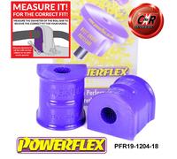 Powerflex RR o ,Al Telaio Spazzole 18mm Per Ford C-Max MK1 (03-10) PFR19-1204-18