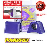 Powerflex RR o , Fuori Spazzole eibach 25mm per VW Golf MK2 2WD (85-92)