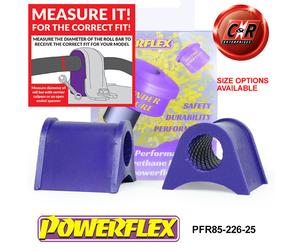 Powerflex RR o , Fuori Spazzole eibach 25mm per VW Golf MK2 2WD (85-92)