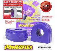 Powerflex RR o, Mnt Spazzole 21mm per BMW X6 Activehybrid E72 08-11 PFR5-1413-21