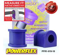 Powerflex RR o, Spazzole 18mm Per Alfa 147 00-10,156 97-07, Gt 03-10
