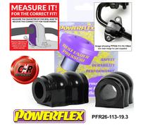Powerflex RR o, Spazzole 19.3mm per Hyundai Elantra Gt Pd (2016on)