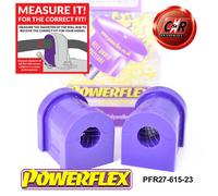Powerflex Posteriore o,Spazzole 23mm per Jaguar XF, Xfr X250 (08-15)