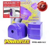 Powerflex RR o, Supporti 14.5mm Per BMW E60 5 Serie, Berlina (03-10)