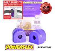 Powerflex Posteriore o,Spazzole 16mm per BMW 5 Series E60 Saloon (03-10)
