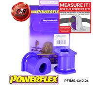 Powerflex Rrarb Spazzole A Telaio 24mm Per VW Transporter T5 04 Su PFR85-1312-24