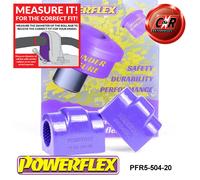 Powerflex Rrarb Mnt Spazzole 20mm Per BMW E46 3 Serie + Touring 99-06 PFR5 504